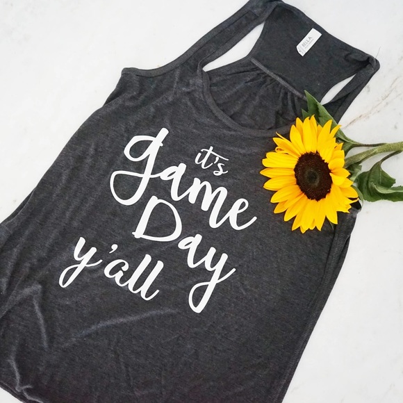Brand New “It’s Game Day Ya’ll” Tank Top - Picture 1 of 1